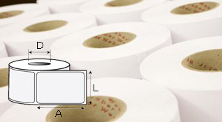 Label Format and Roll Core