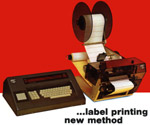 1984 - 1ª Impressora com cabeça de impressão eletrónica